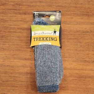 Smartwool Trekking Socks - Gray and Blue